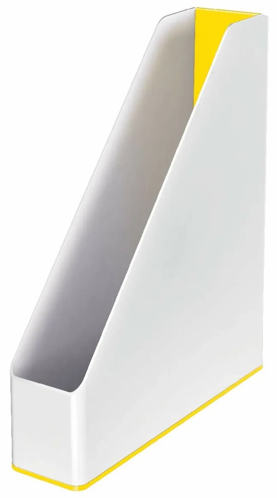 Porta-revistas Leitz Branco Amarelo A4 Poliestireno (7,3 X 31,8 X 27,2 cm)