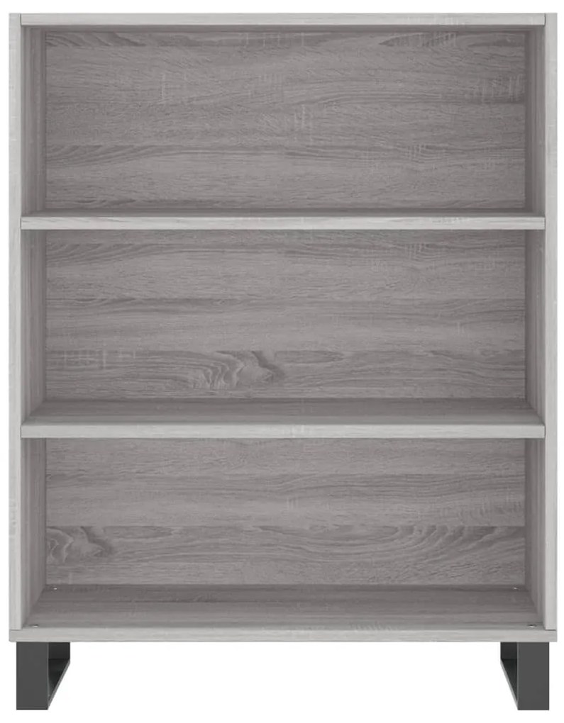 Armário alto 69,5x34x180 cm derivados de madeira sonoma cinza