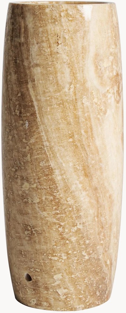 Jarra decorativa artesanal em ónix Magland