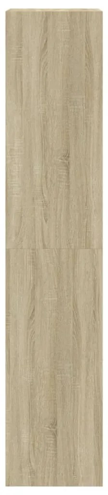 Sapateira 4 gavetas articuladas 60x42x204 cm carvalho sonoma