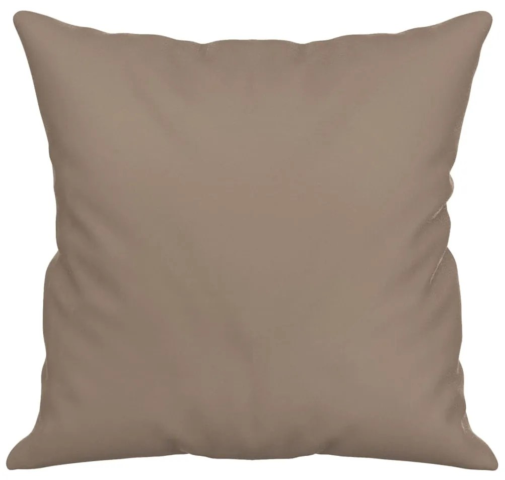 Almofadas decoração 2 pcs 40x40 cm microfibra cinza-acastanhado