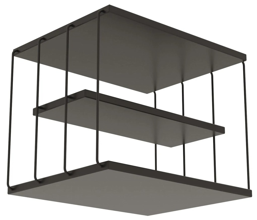 Mesa de Apoio Lifon – Antracite e Preto – 50 cm x 33 cm x 40 cm