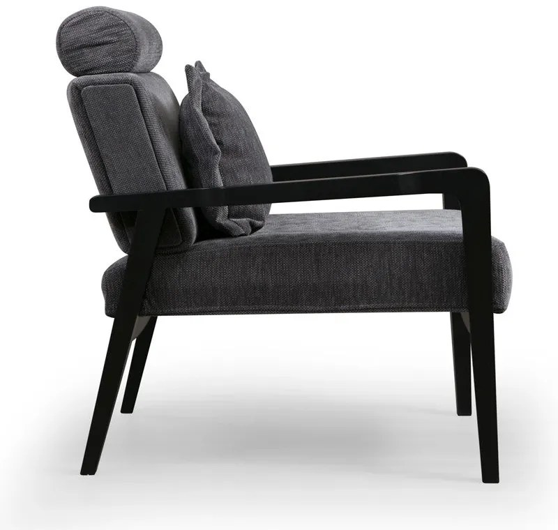Mesa de Centro Istanbul – Nogueira e Antracite – 105x32,6x60 cm