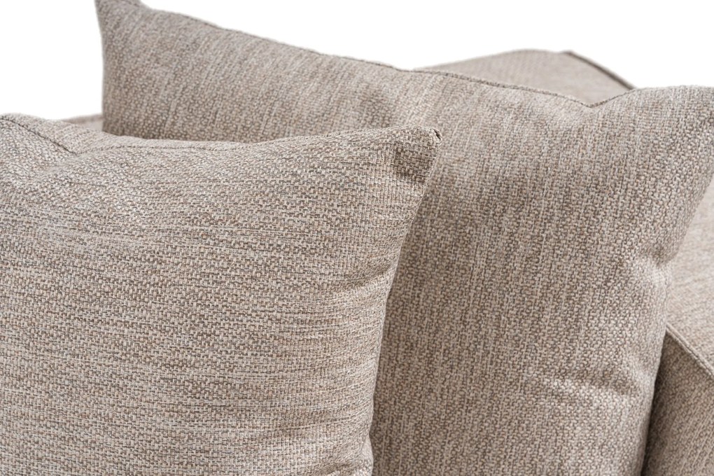 Sofá de Canto Sora – Bege Areia – 350 cm x 65 cm x 190 cm