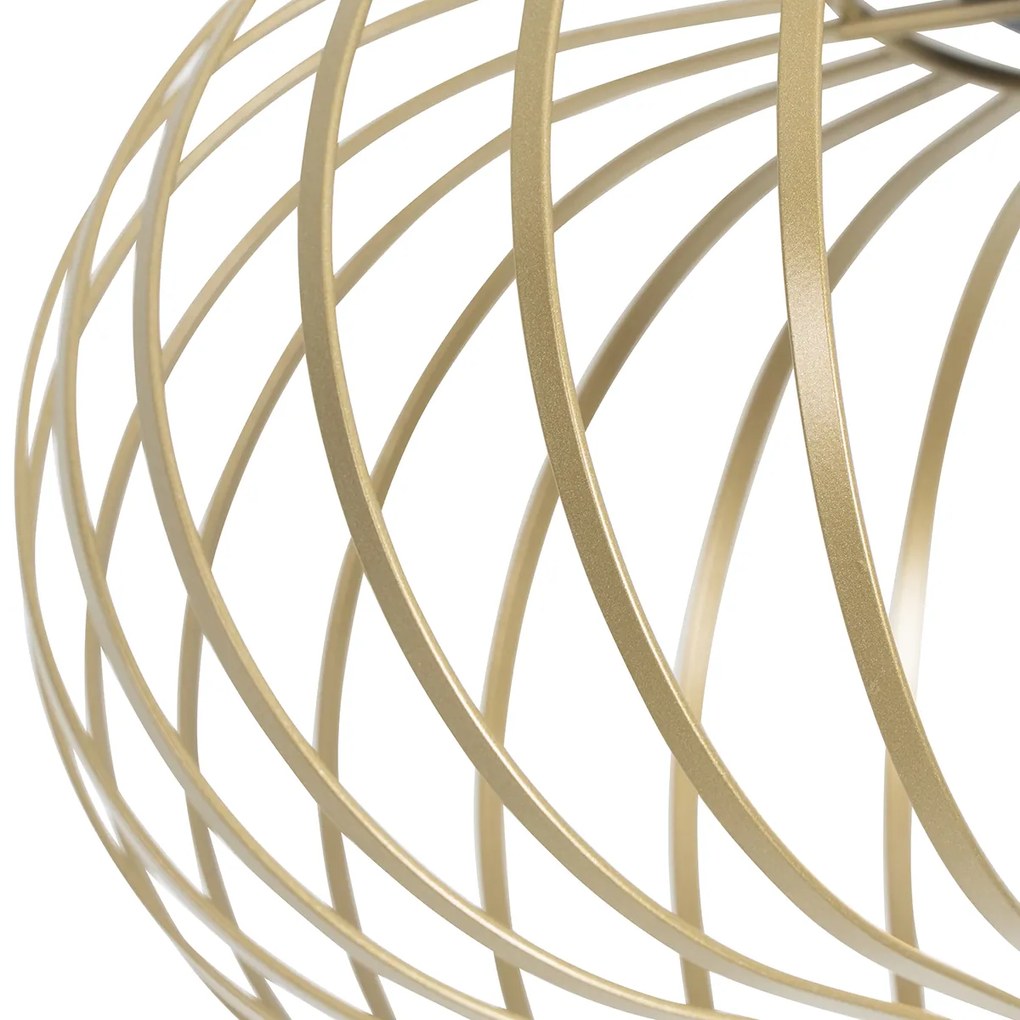 LED Candeeiro de teto inteligente dourado 39 cm c/ Wi-Fi G95 - Johanna Design