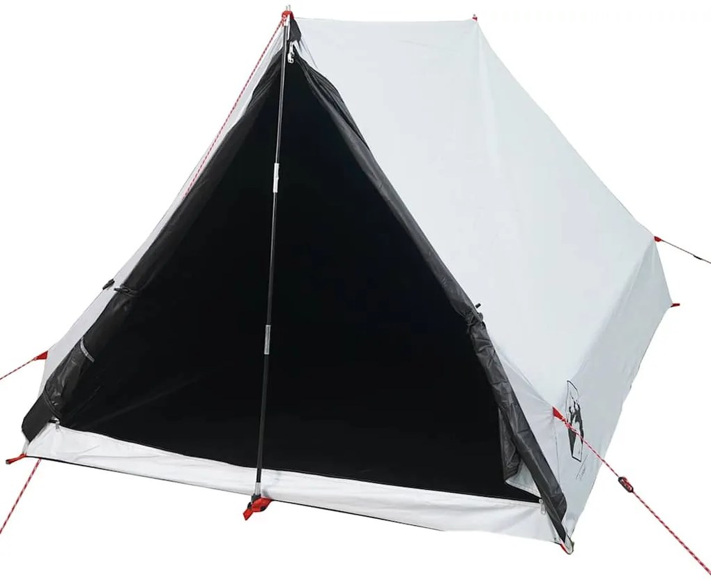 Tenda campismo estrutura A 2 pessoas opaca impermeável branco