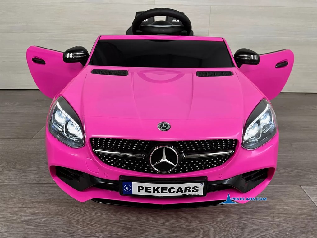 Carro elétrico para crianças Mercedes SLC 300 12V 2.4G Rosa