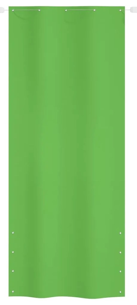 Tela de varanda 100x240 cm tecido oxford verde-claro