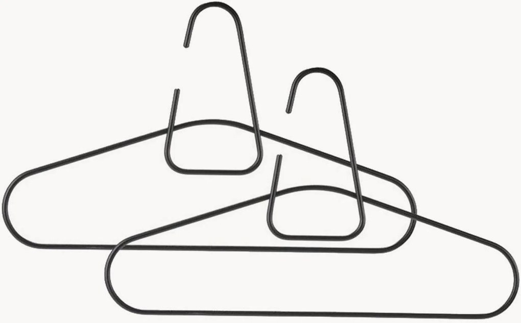 Cabides A-hanger Black, conjunto de 2