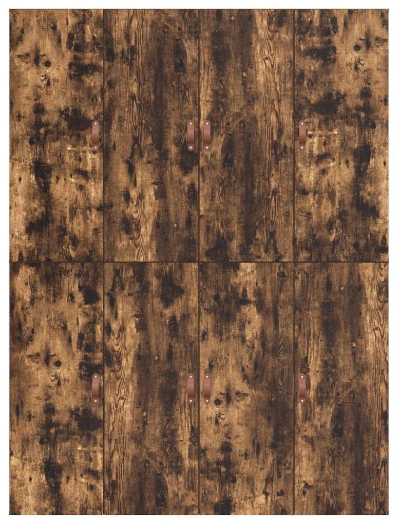 Cama Armazenamento Carvalho Fumado 160x200 cm