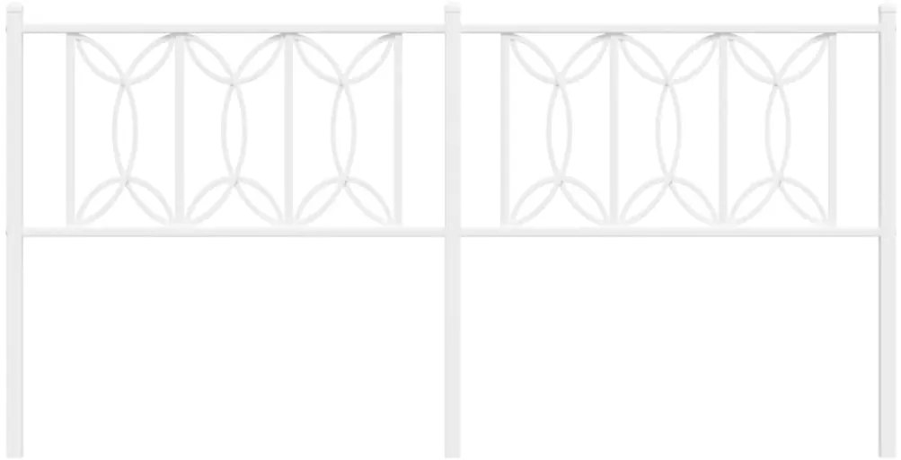 Cabeceira de cama 180 cm metal branco