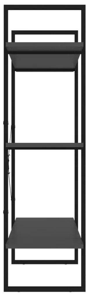 Estante 100x30x105 cm derivados de madeira cinzento