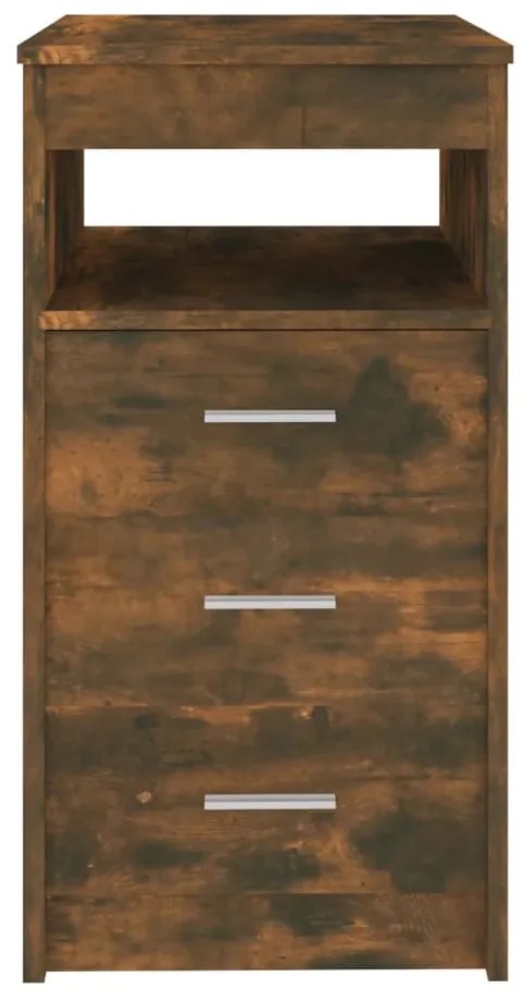Móvel c/ gavetas 40x50x76 cm derivados madeira carvalho fumado