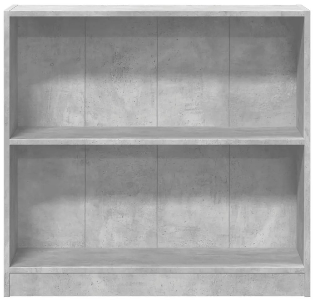 Estante 80x24x75 cm contraplacado cinzento cimento