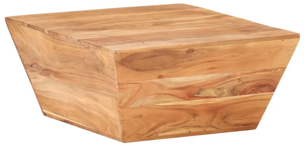 Mesa de centro em forma de V 66x66x30 cm acácia maciça
