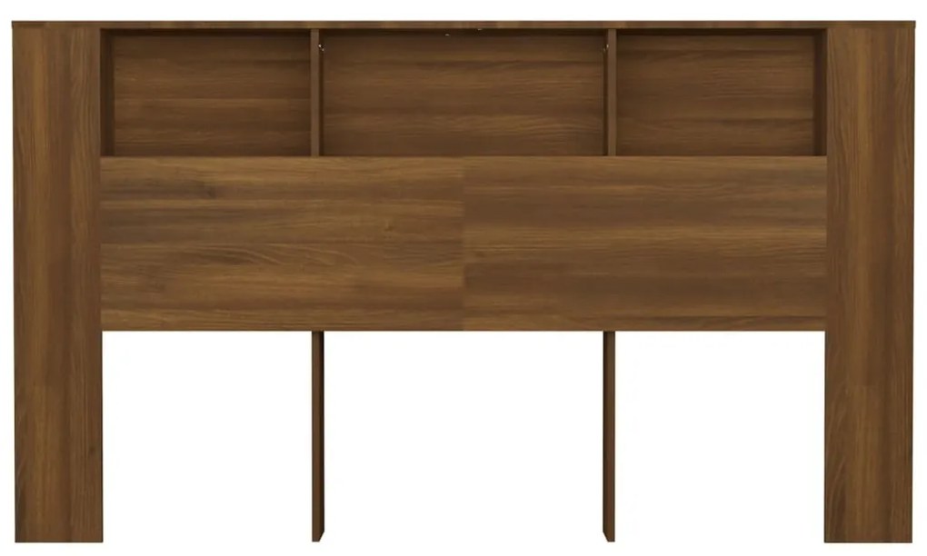 Armário de cabeceira 180x18,5x104,5 cm carvalho castanho