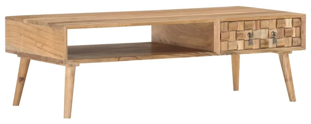 vidaXL Mesa de centro 110x50x35 cm madeira de acácia maciça