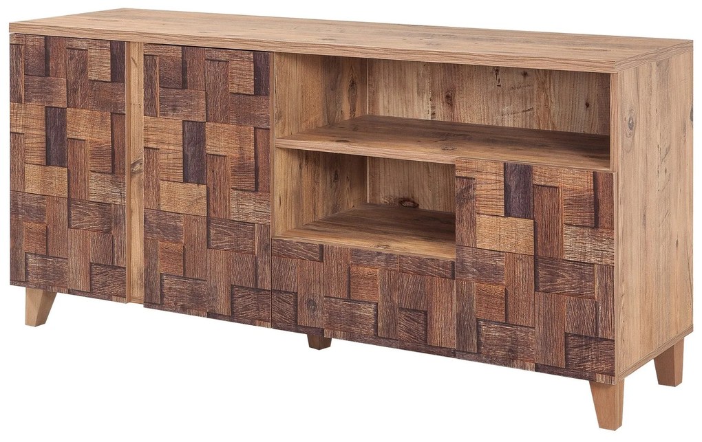 Móvel TV Marina – Pinho Atlântico – 160x65x45 cm