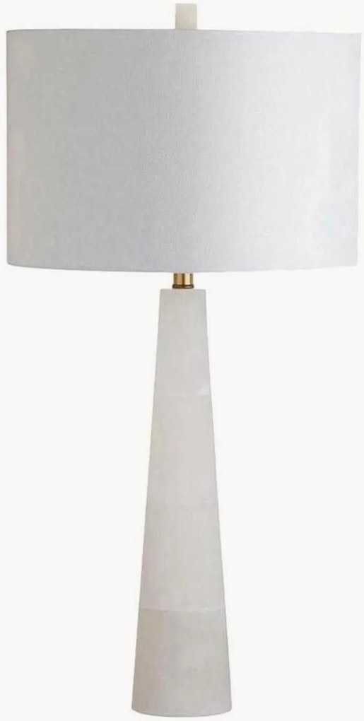 Candeeiro de mesa LED com base em alabastro Modern