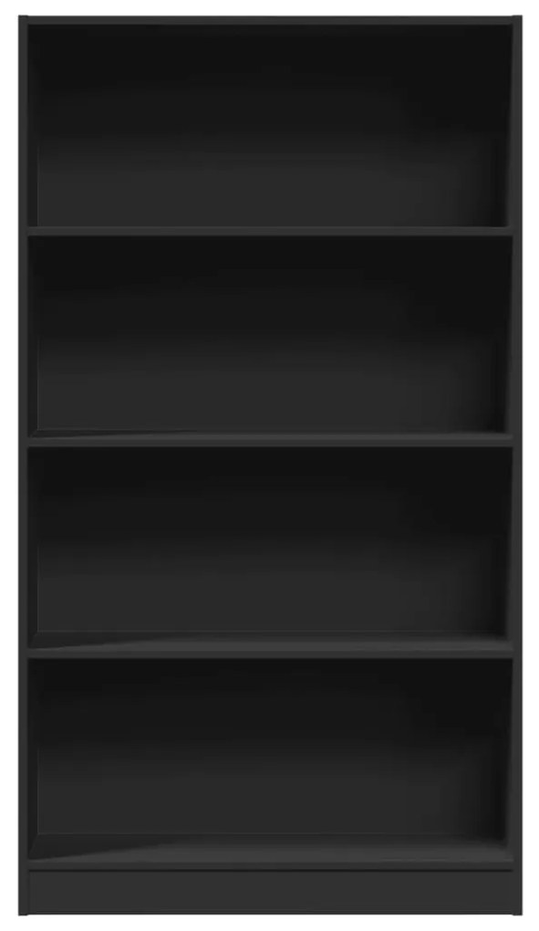 Estante 80x24x143 cm derivados de madeira preto