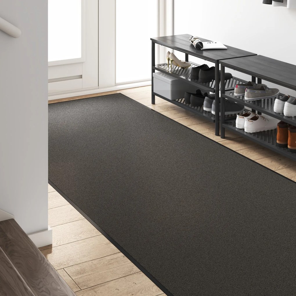 Capacho Retangular Antracite 120x350 cm