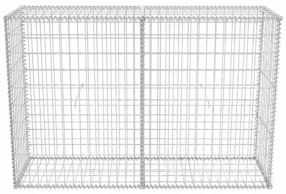 Cesto gabião aço galvanizado 150x50x100 cm