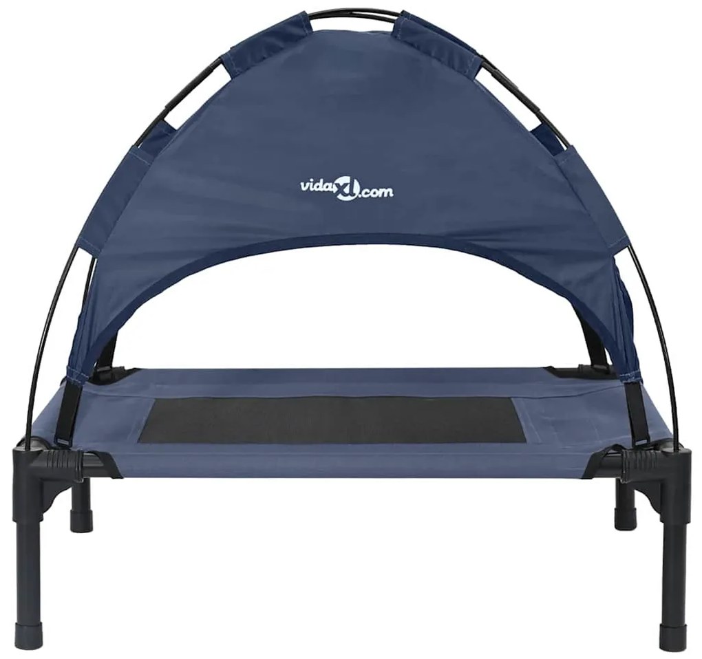 Cama Elevada para Cães da Azul-marinho Aço, Tecido