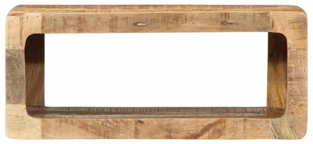 Armário de TV 60x30x25 cm em Madeira de Mangueira Maciça