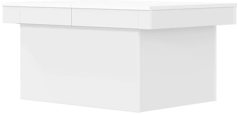 Mesa de centro 80x55x40 cm derivados de madeira branco