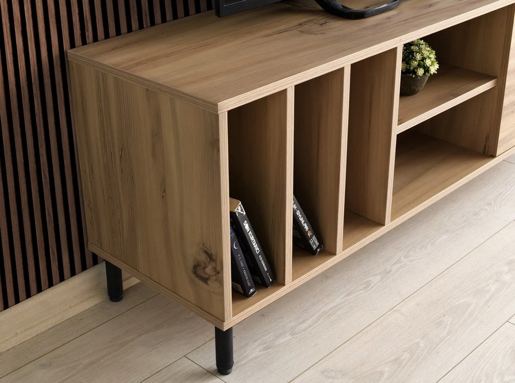 Suporte de TV Bodegas – Carvalho – 140 cm x 55 cm x 40 cm