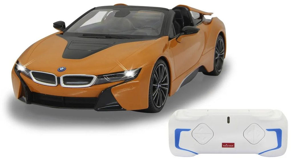 BMW I8 Roadster Telecomandado 1:12 Laranja 2,4GHz