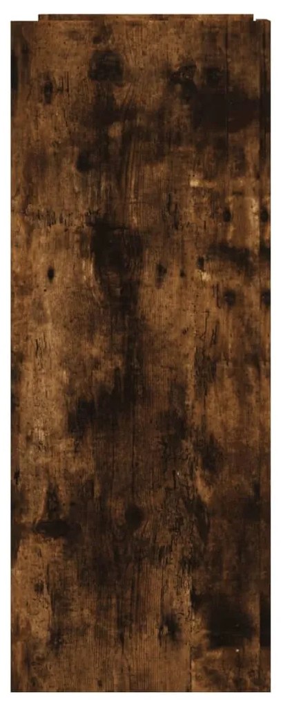 Mesa consola 100x35x90 cm derivados de madeira carvalho fumado