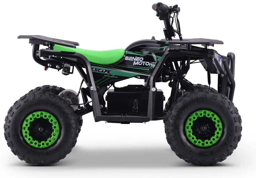 Moto 4 elétrica para crianças ATV Motors ESCAPE 800W Verde