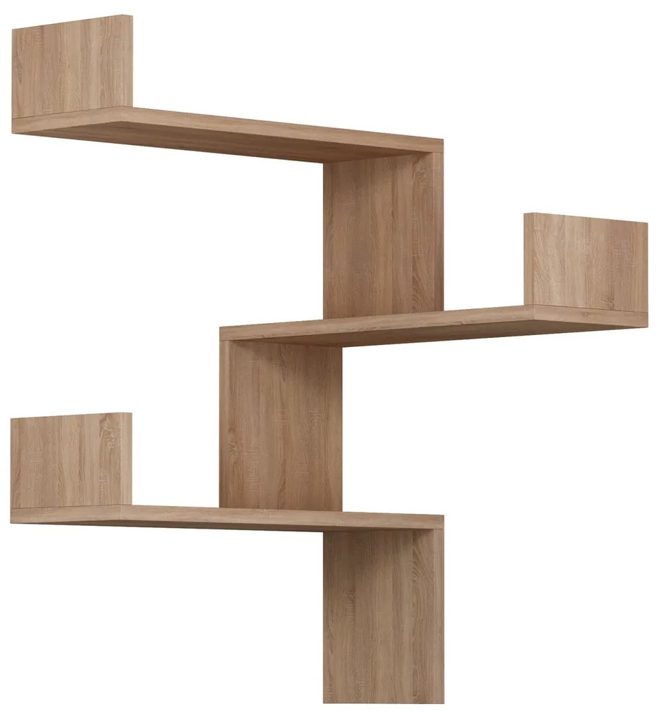 Prateleira de Parede Luksa – Carvalho – 60x60x90 cm