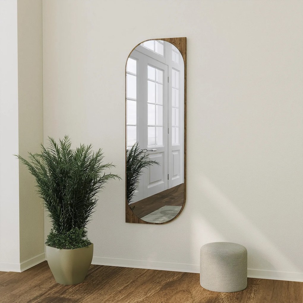 Espelho Livi – Nogueira – 52 cm x 152 cm