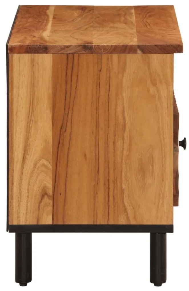 Móvel de TV 80x33x46 cm madeira de acácia maciça