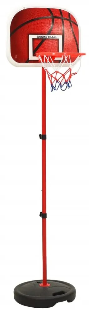 vidaXL Conjunto jogo de basquetebol infantil ajustável 160 cm