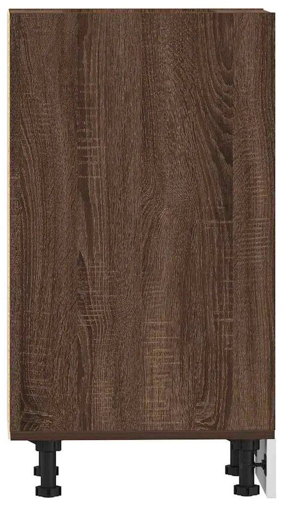 Armário inferior “Riga” 20x44,5x81,5cm carvalho castanho