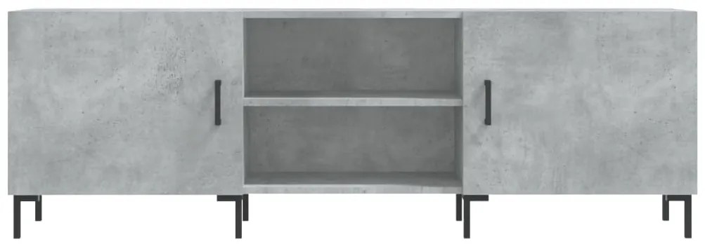 Móvel de TV 150x30x50 cm derivados de madeira cinza-cimento