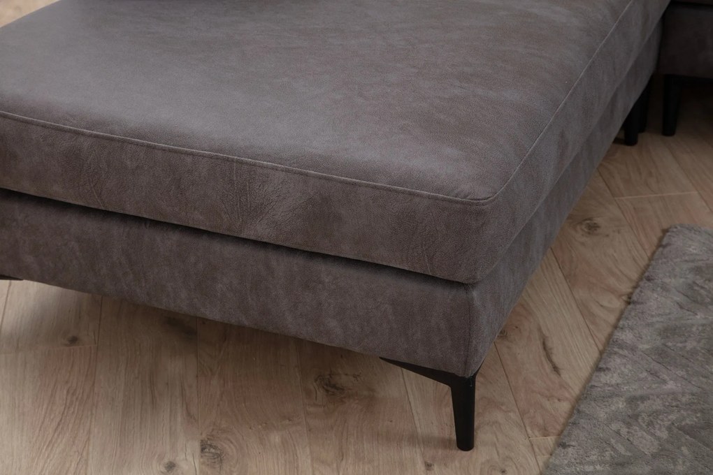 Sofá de Canto Porto Corner – Antracite – 155 cm x 314 cm x 200 cm