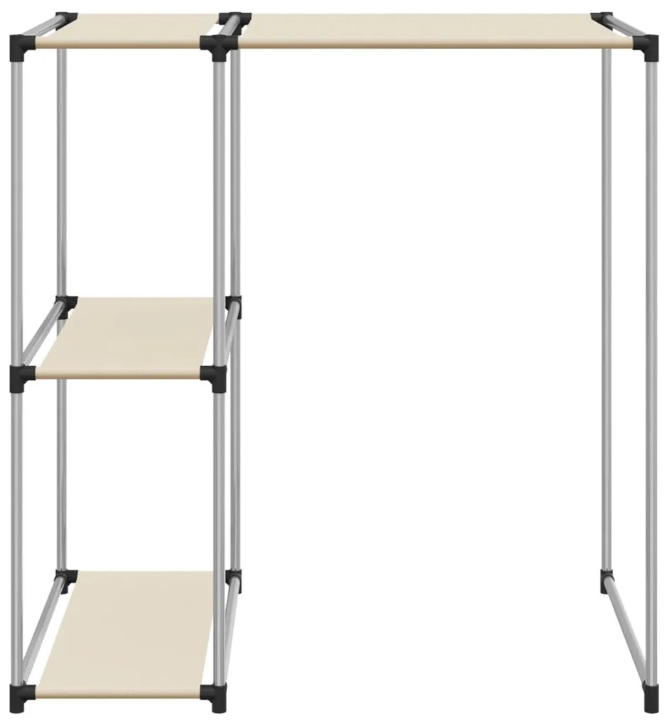 Estante arrumação p/ máquina lavar roupa 87x55x90,5 ferro creme