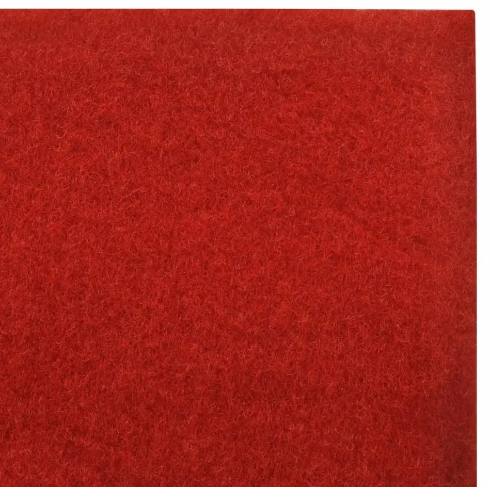 Tapete vermelho 1 x 5 m, pesado 400 g/m2