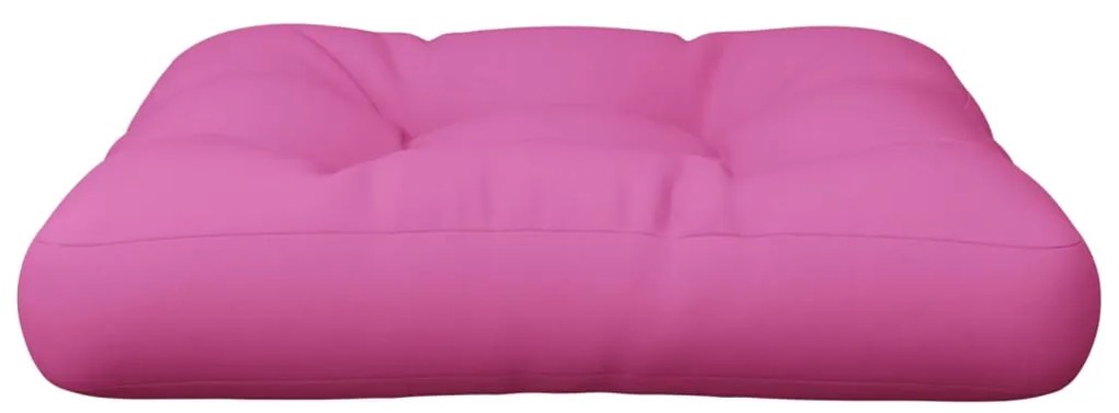 Almofadão para paletes 58x58x10 cm tecido oxford rosa