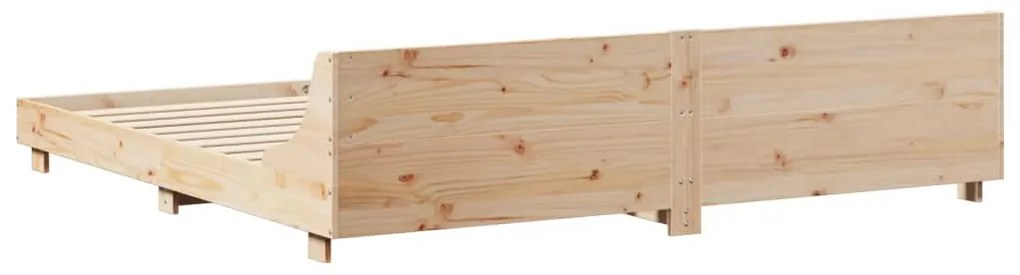 Cama sem colchão 180x200 cm madeira de pinho maciça