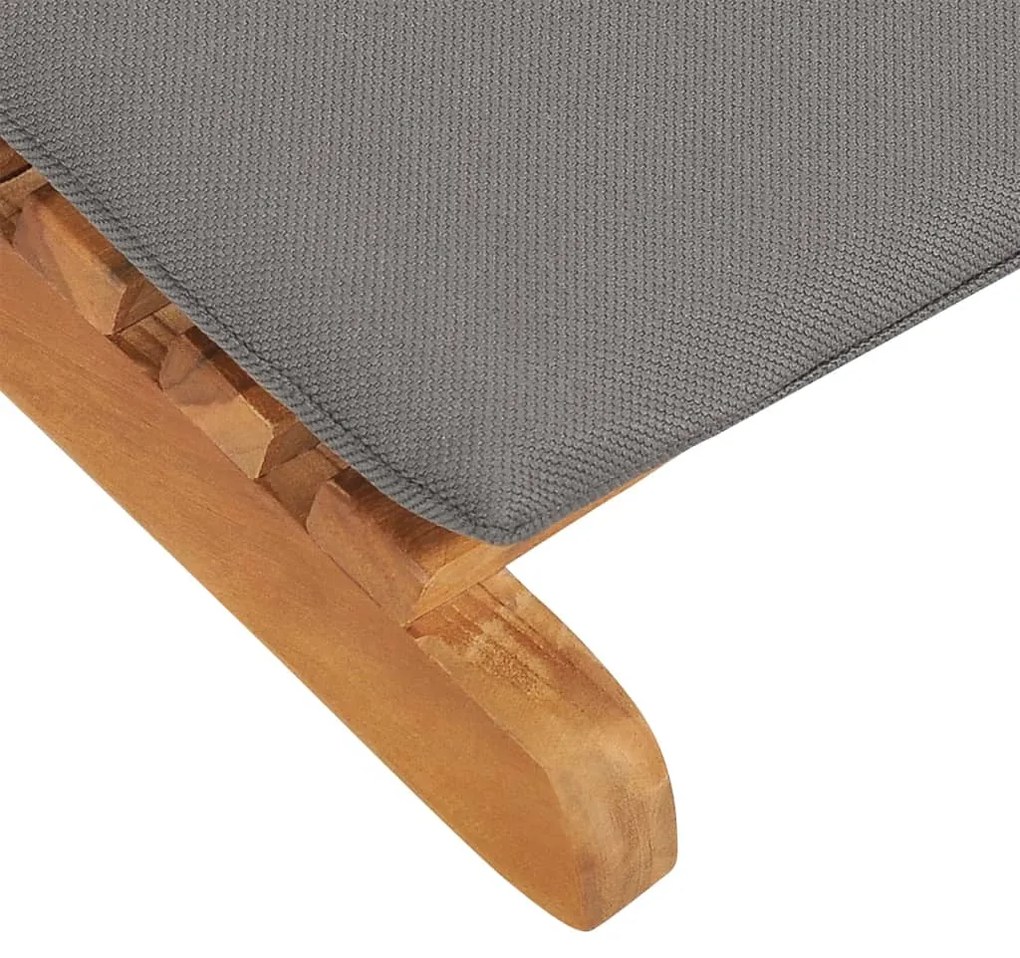 Espreguiçadeiras com almofadões 2 pcs madeira de teca maciça