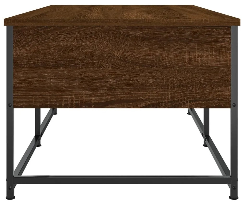 Mesa de centro 100x51x40 cm derivados madeira carvalho castanho