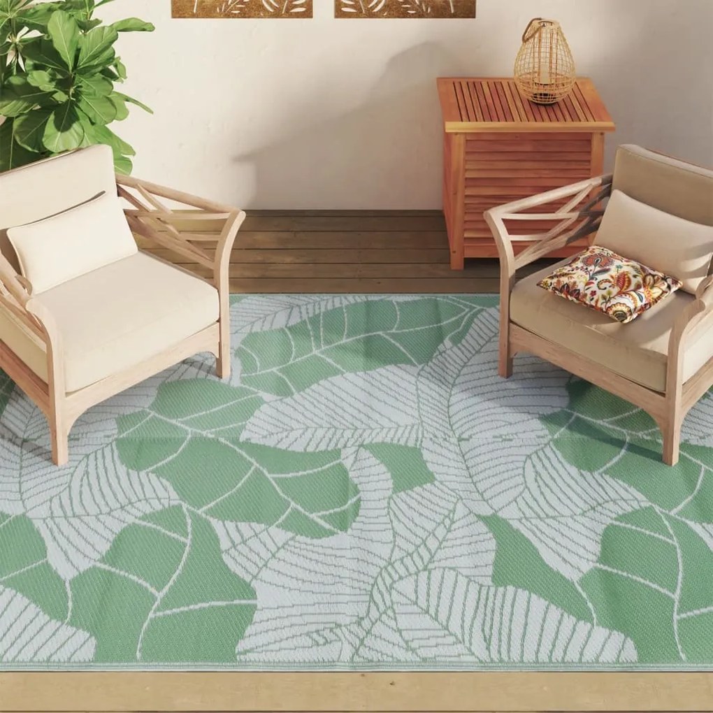 Tapete de exterior 160x230 cm ARAKIL PP Verde
