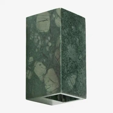 Aplique De Parede Led Para Exterior Manziana Mármore Verde Udaipur - Sklum