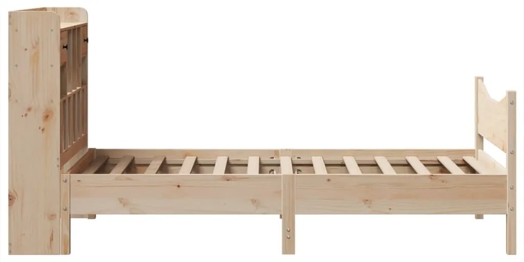Cama sem colchão 90x200 cm madeira de pinho maciça