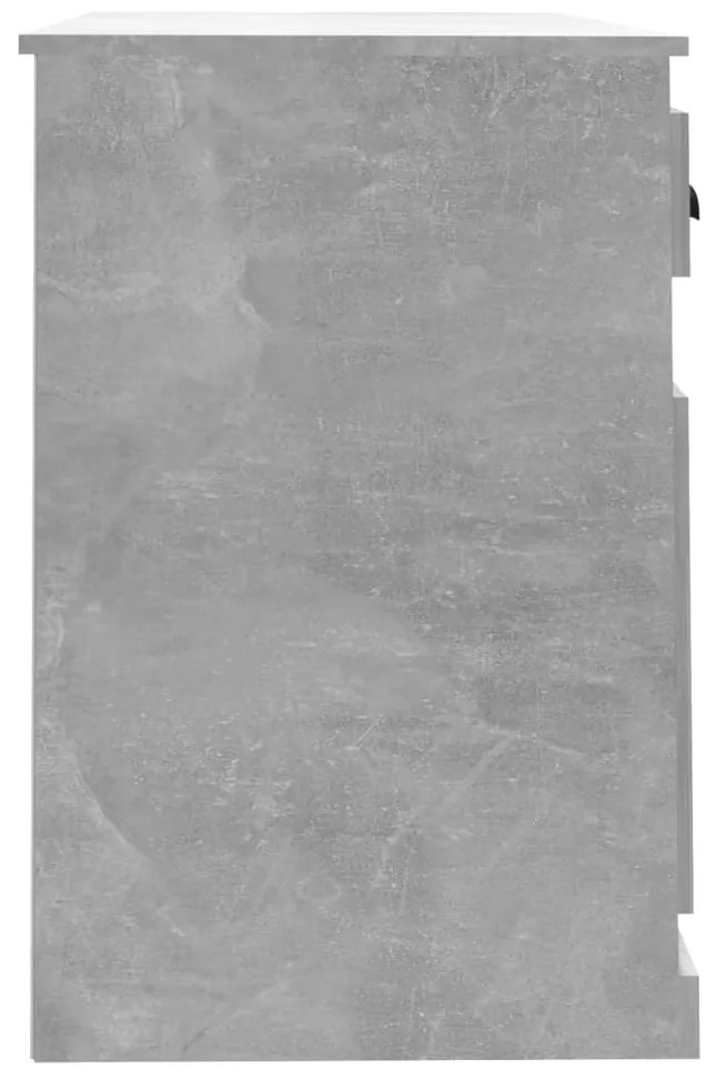 Secretária c/ gaveta 115x50x75 derivados madeira cinza cimento